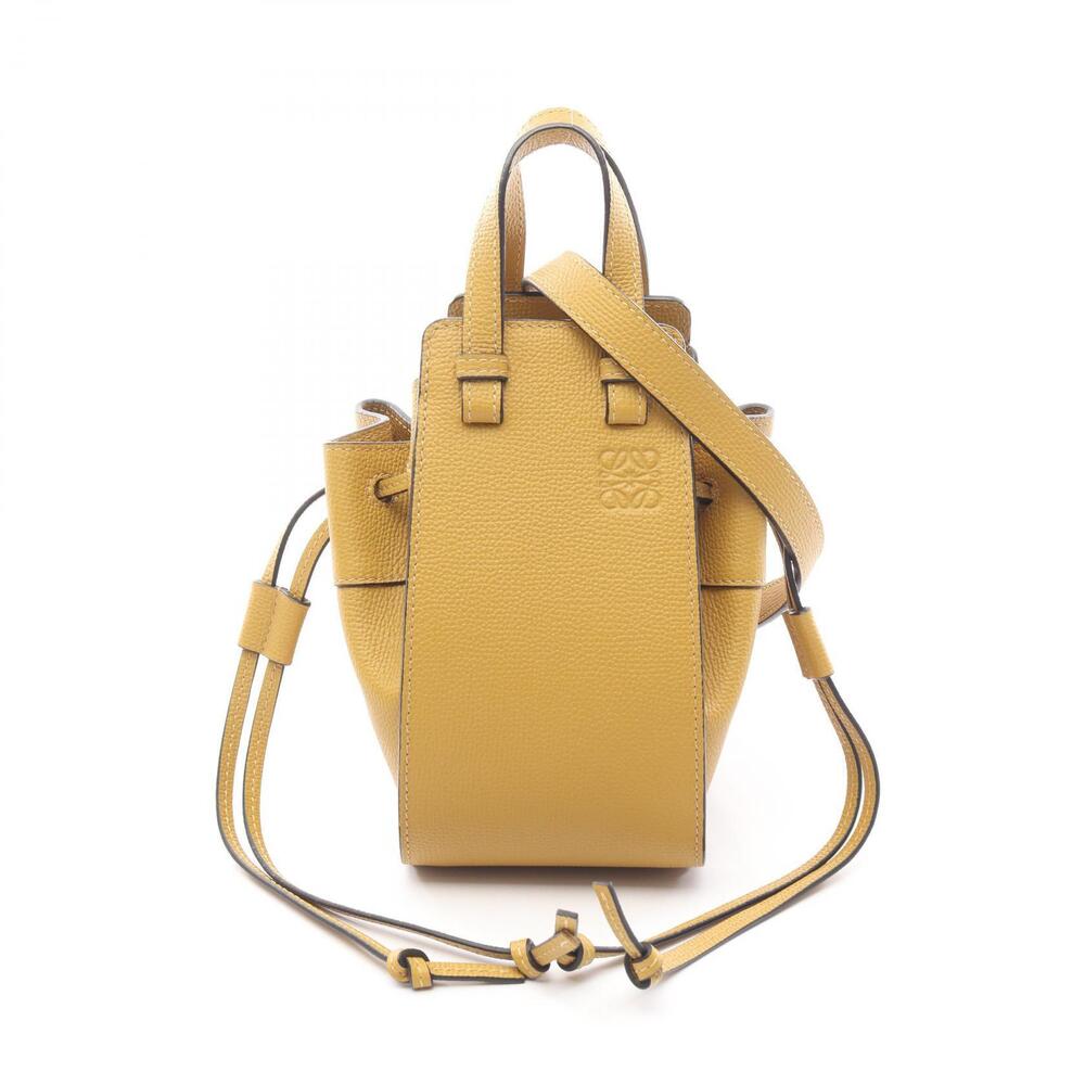 Loewe Hammock Drawstring Bag Handbag Leather Brown
